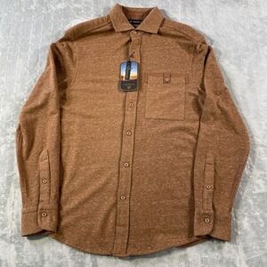 Daniel Cremieux Brown Casual Button Down Shirt